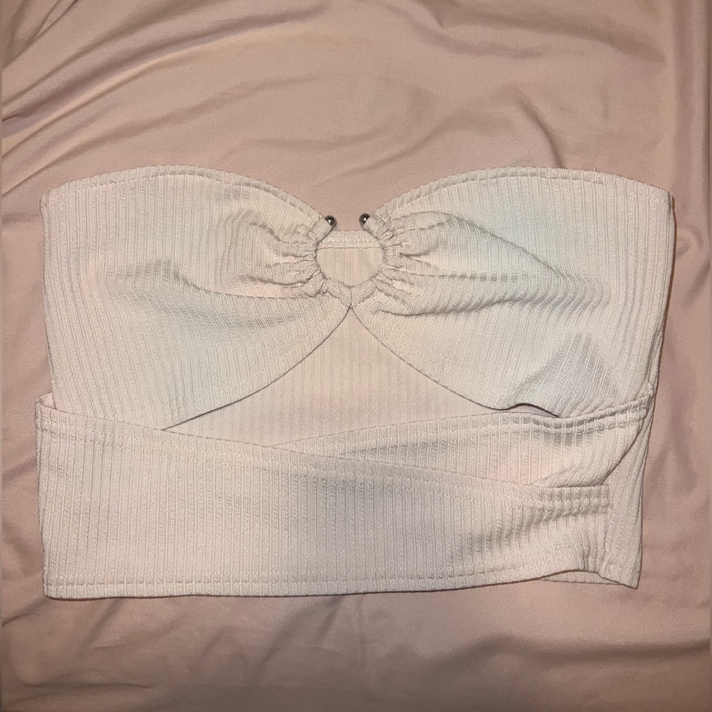 Cream tube top size S